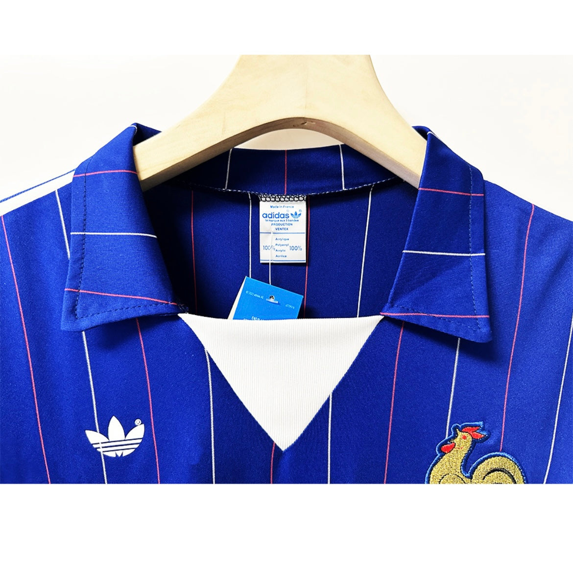 Home Jersey 1980 France Long Sleeve
