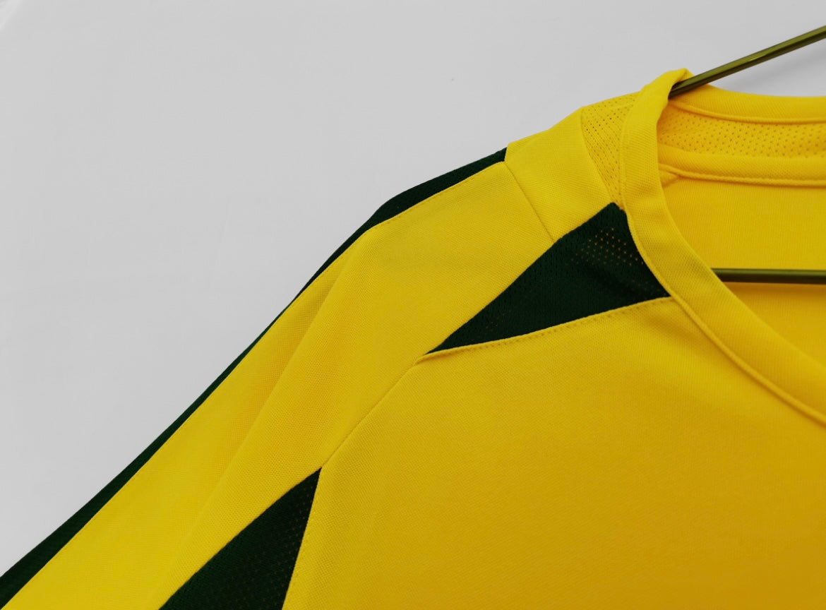 Brazil Home Soccer Jersey 2002 Edition