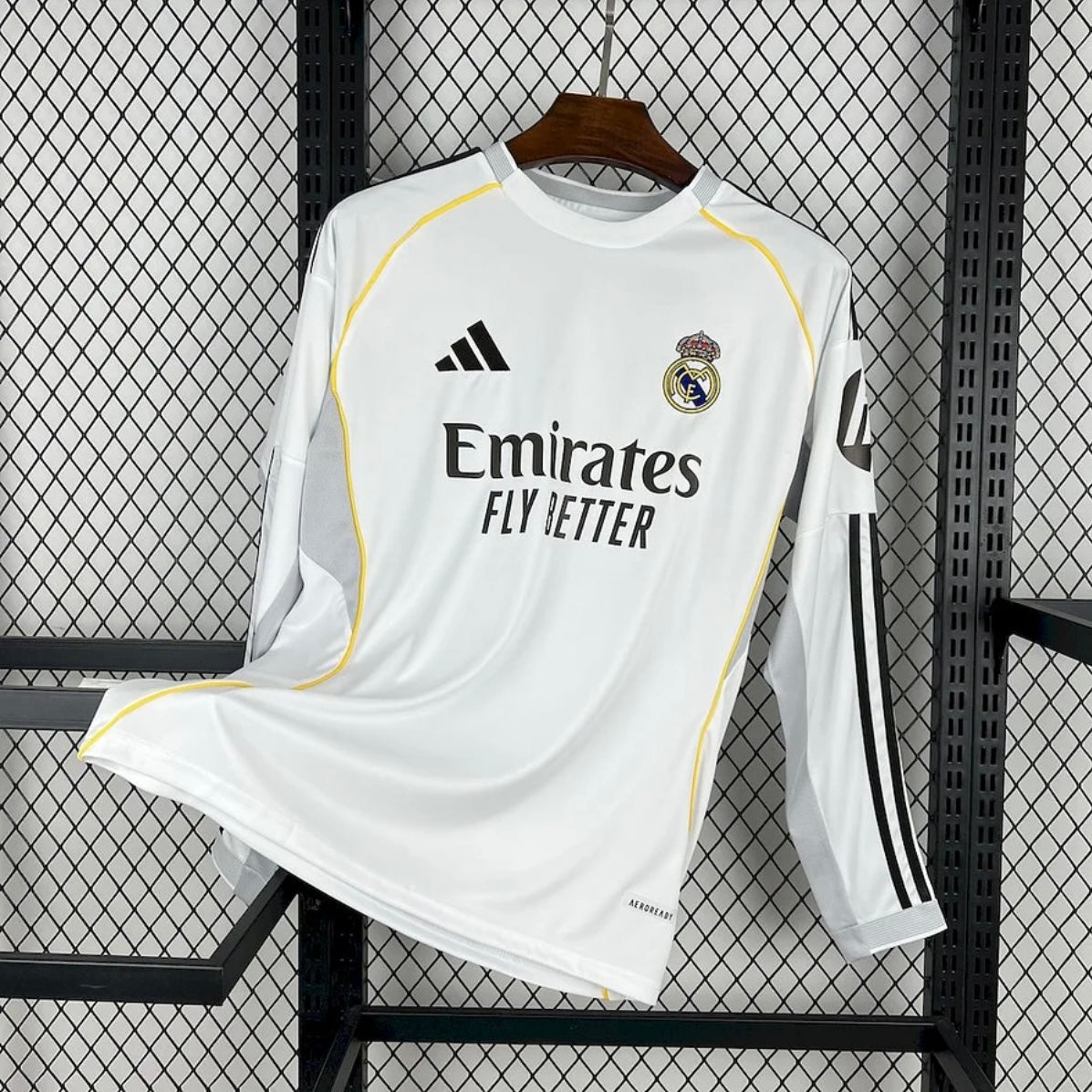 Real Madrid 2025/26 Home Long Sleeve Jersey