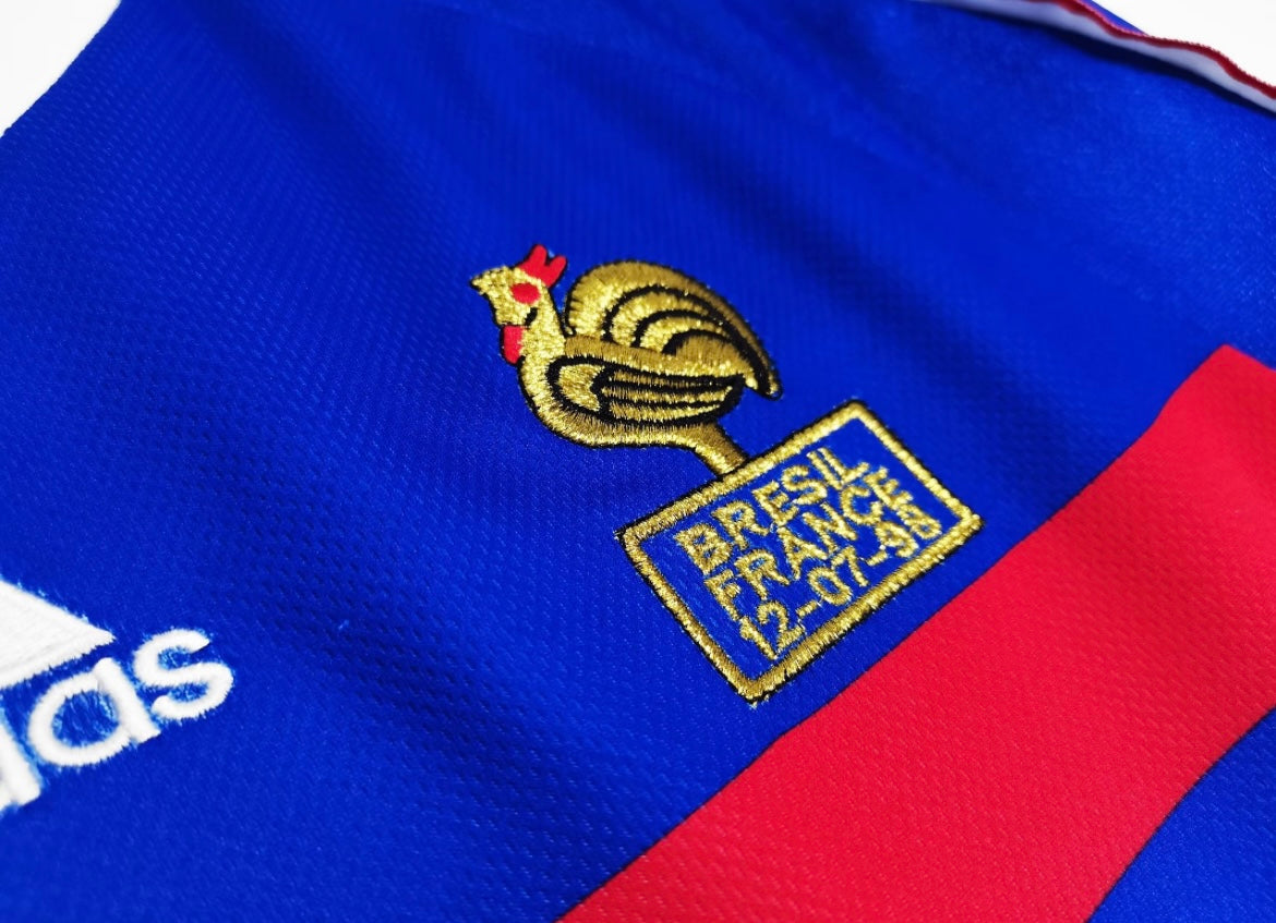 1998 France Home Long Sleeve Jersey
