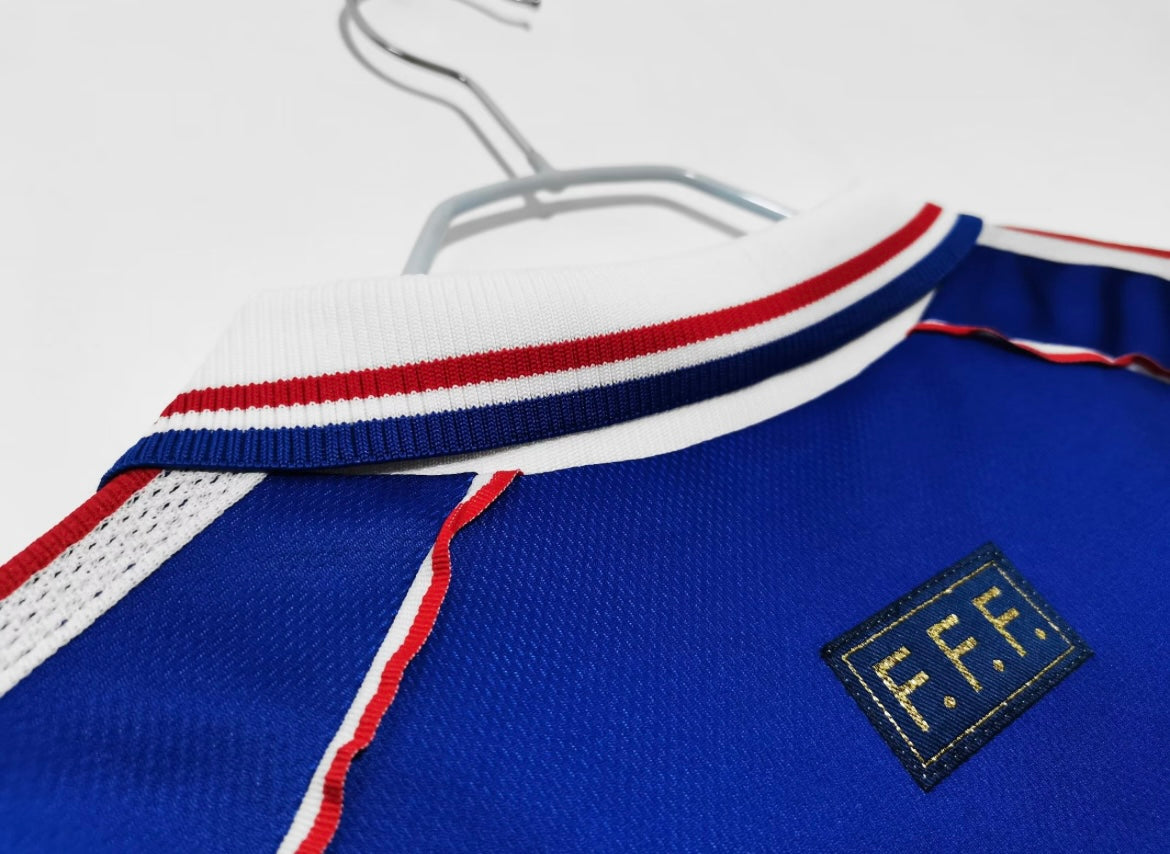 1998 France Home Long Sleeve Jersey
