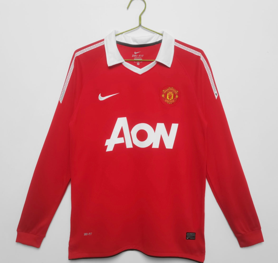 2010/11 Manchester United Home Jersey - Long Sleeve
