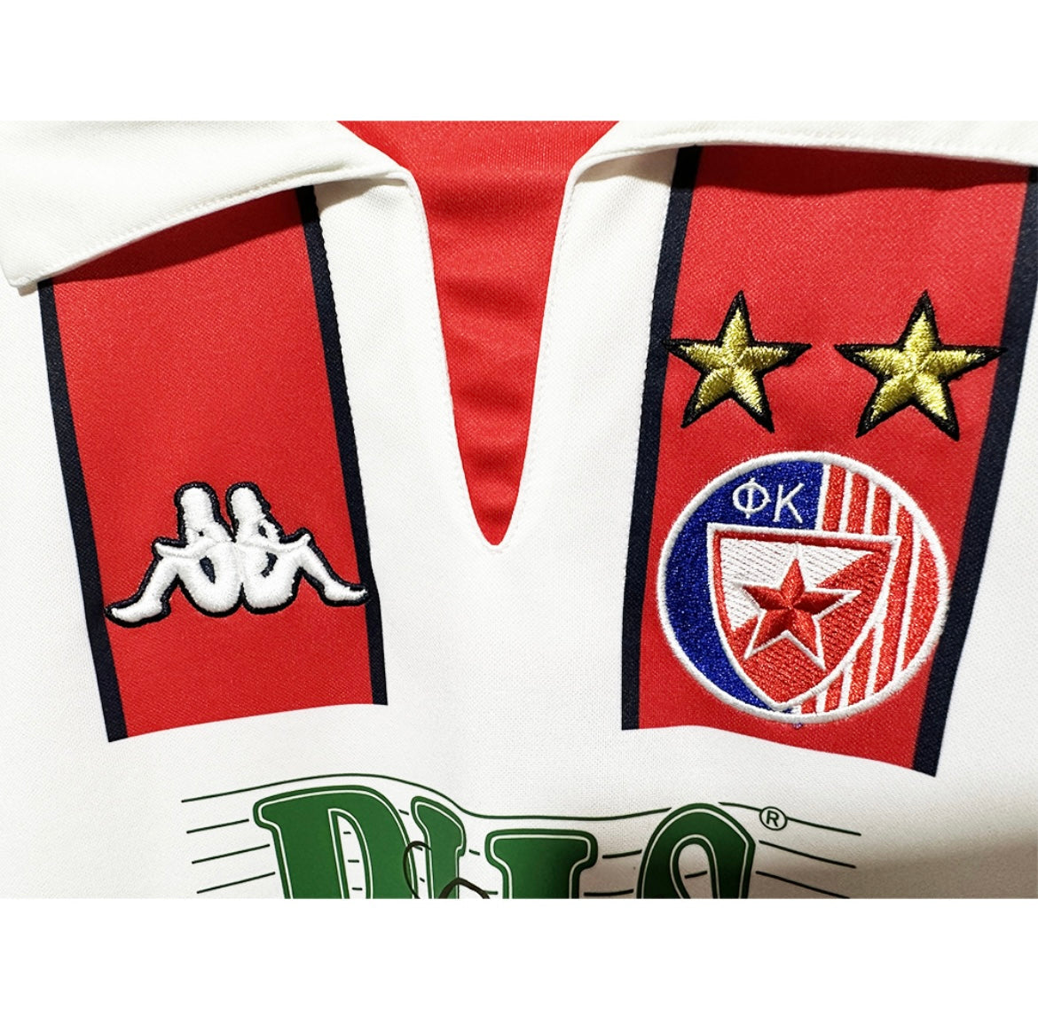 Red Star Belgrade 1999/00 Home Soccer Jersey