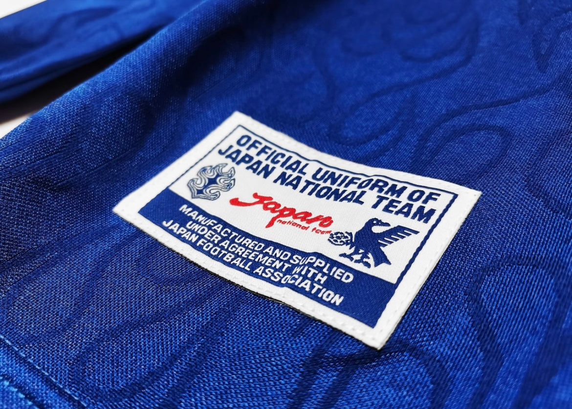 1998 Japan Home Soccer Jersey Long Sleeve