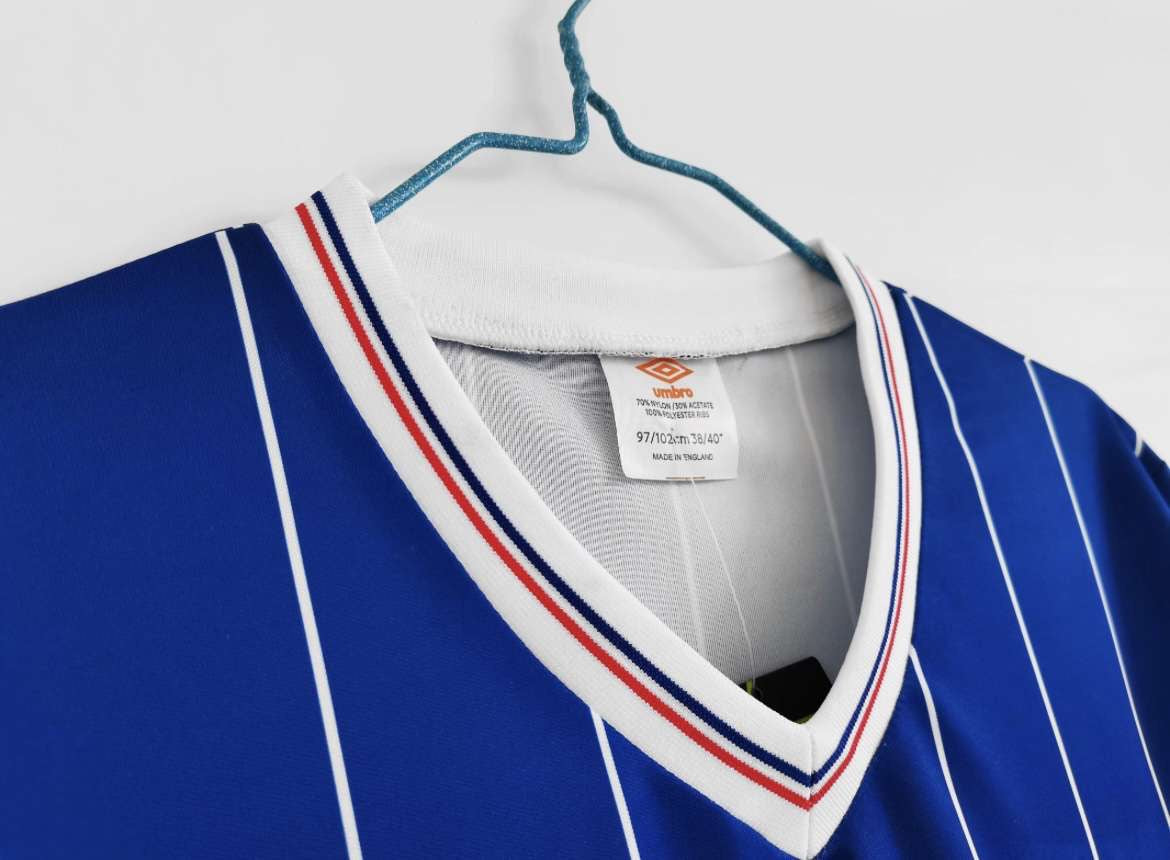 Rangers 1982/83 Retro Home Football Jersey