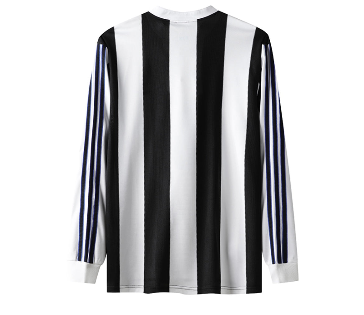 90s Newcastle Home Soccer Jersey - Long Sleeve Retro