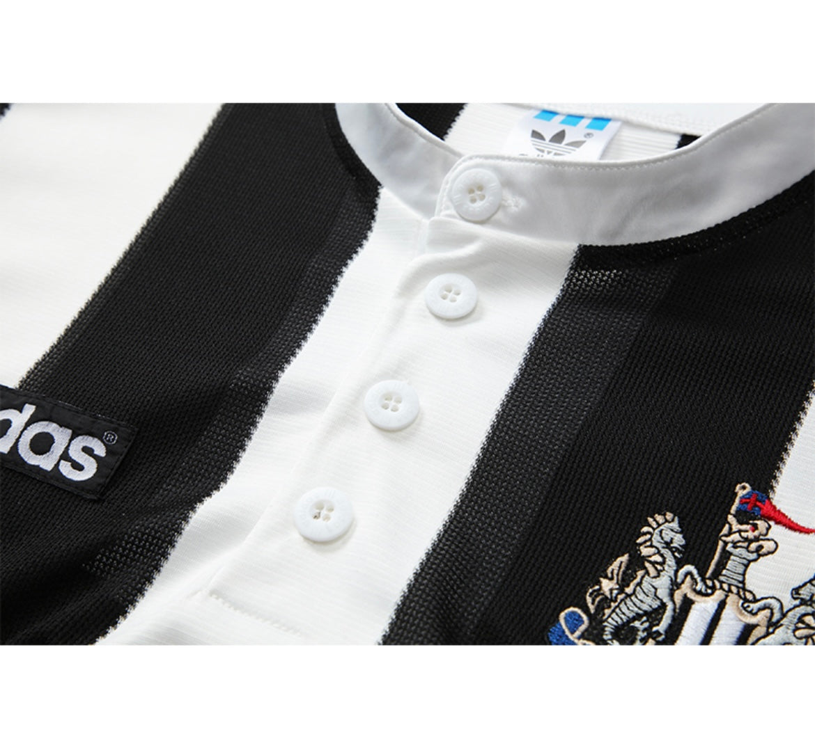 90s Newcastle Home Soccer Jersey - Long Sleeve Retro