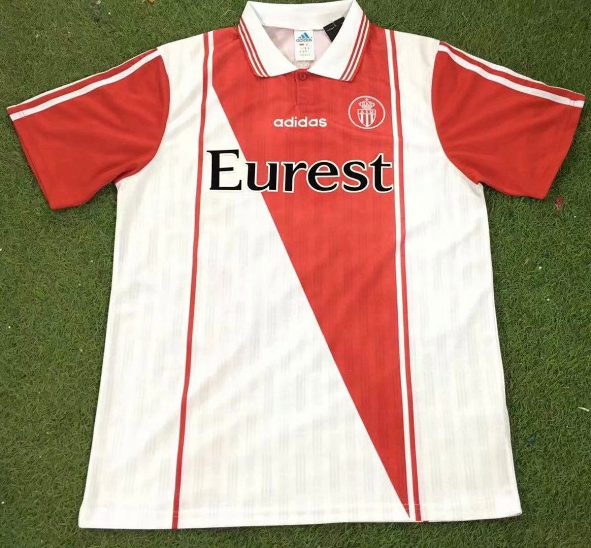 AS Monaco 96/97 Home Jersey Retro Style