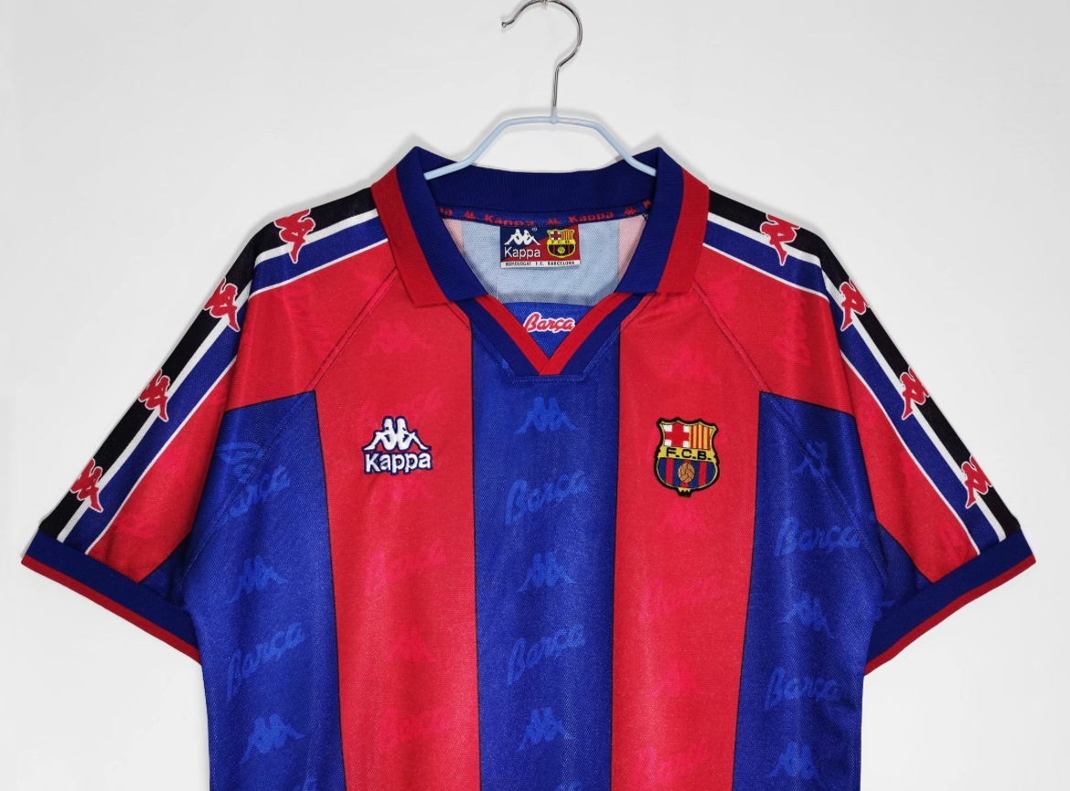Barcelona 1996/97 Home Soccer Jersey Heritage Edition
