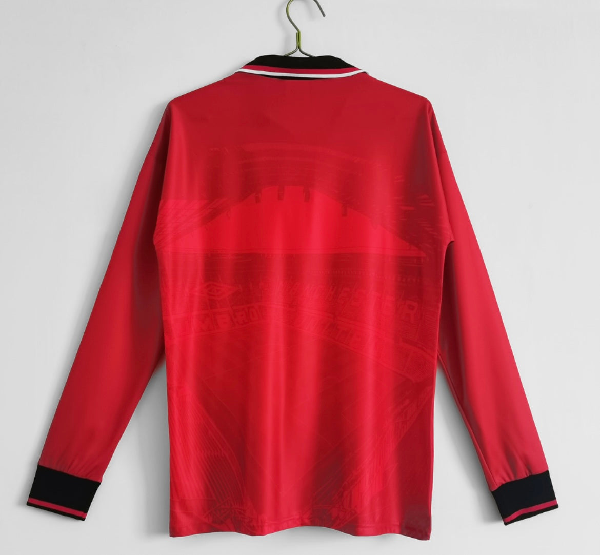 Manchester United 1994/95 Home Jersey - Long Sleeve Edition