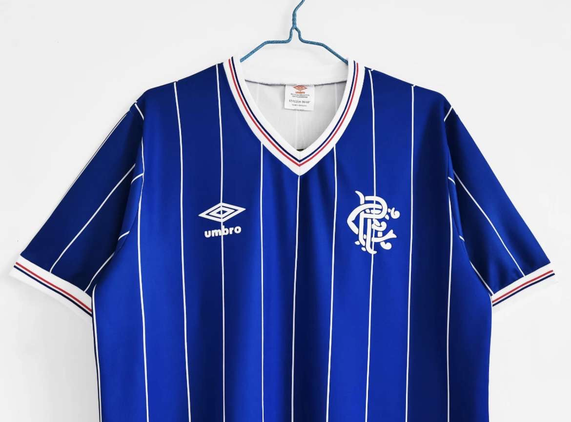 Rangers 1982/83 Retro Home Football Jersey