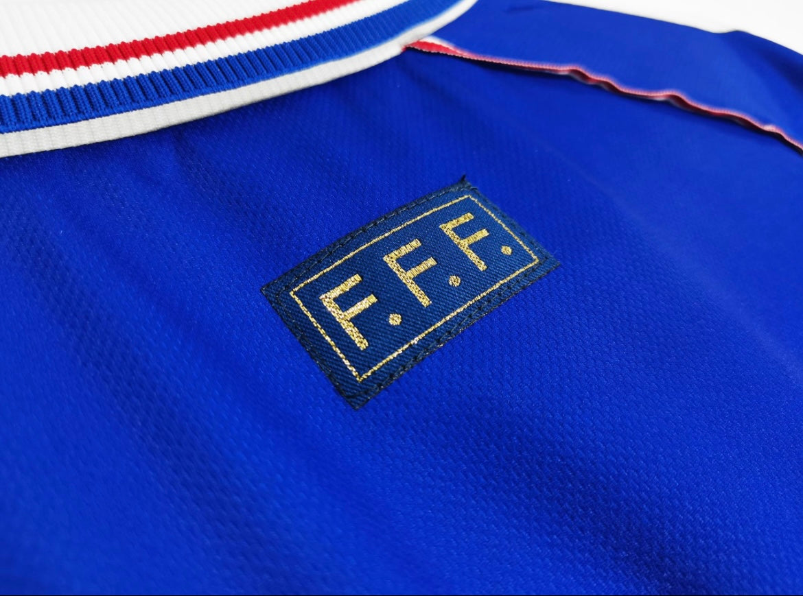 1998 France Home Long Sleeve Jersey