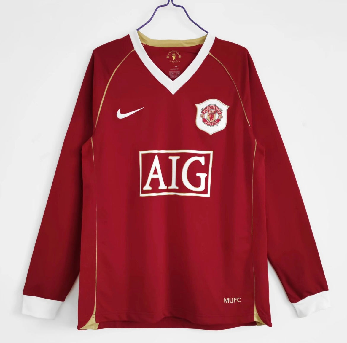2006/07 Manchester United Home Long Sleeve Jersey