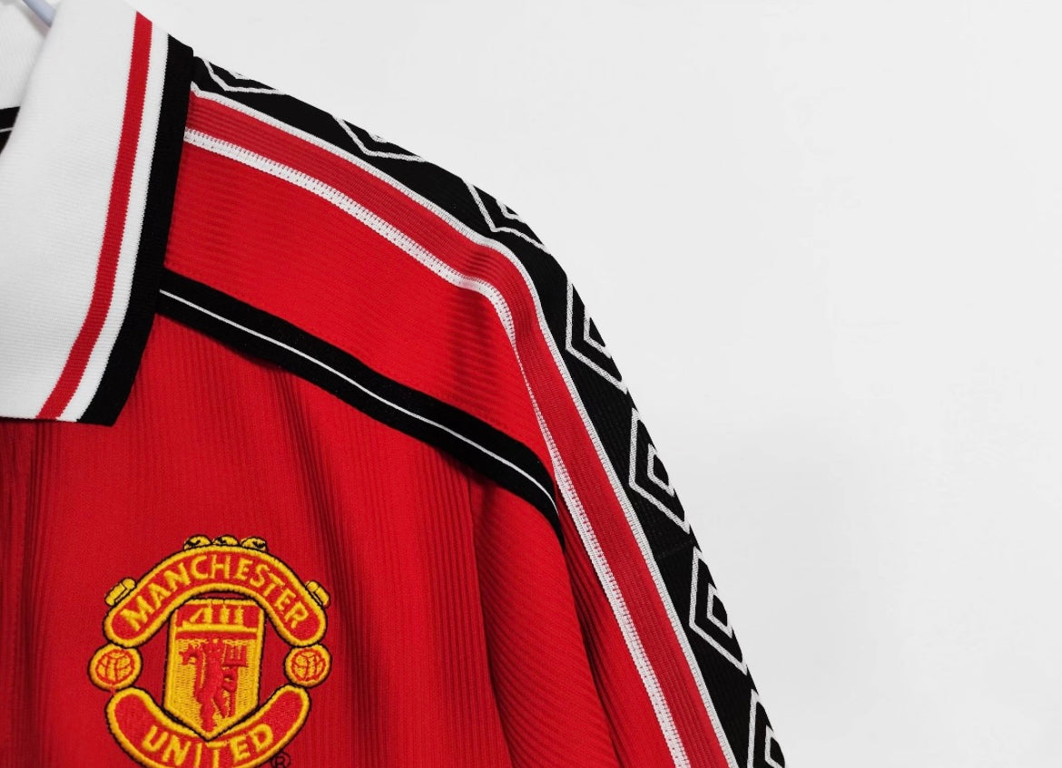 Manchester United 1998/99 Long Sleeve Home Jersey