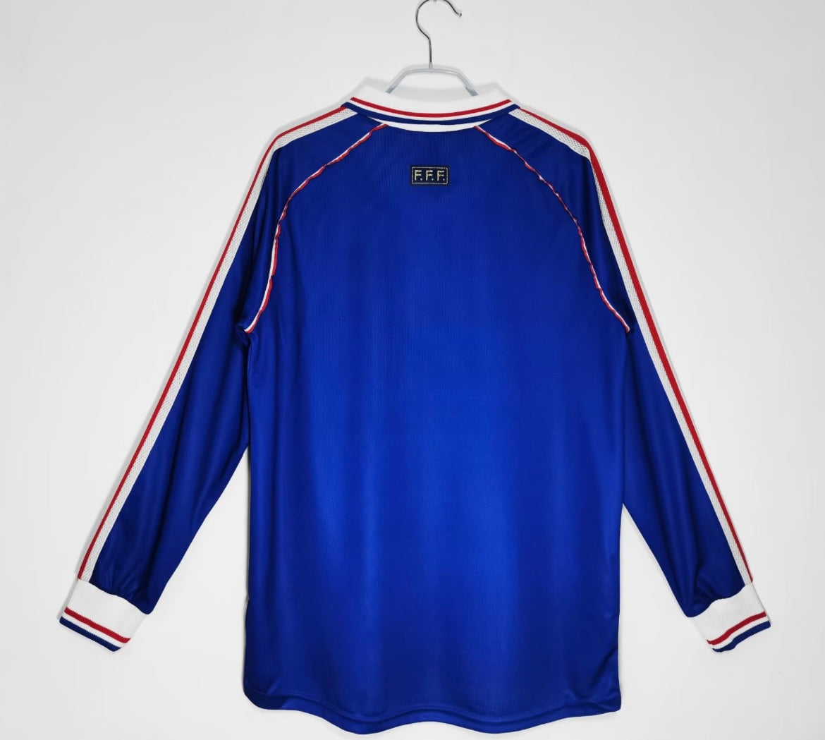 1998 France Home Long Sleeve Jersey