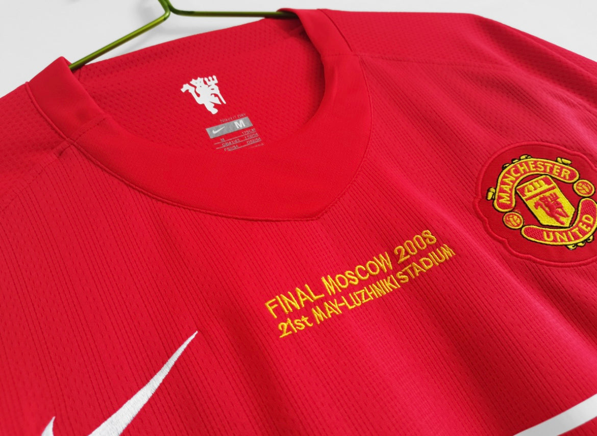 Manchester United 2007/08 Home Jersey Long Sleeve