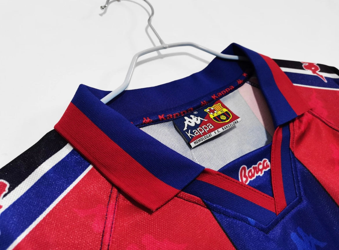 Barcelona 1996/97 Home Soccer Jersey Heritage Edition