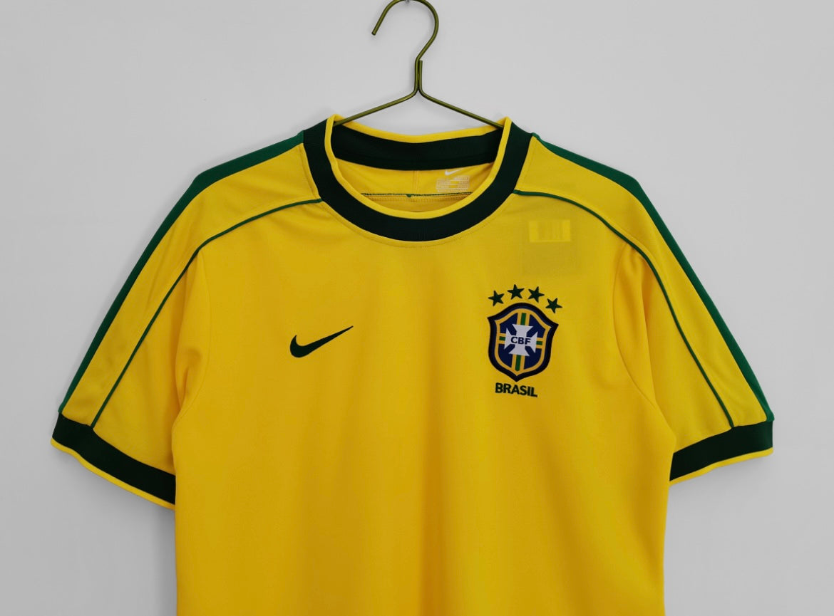 1998 Brazil Home Jersey