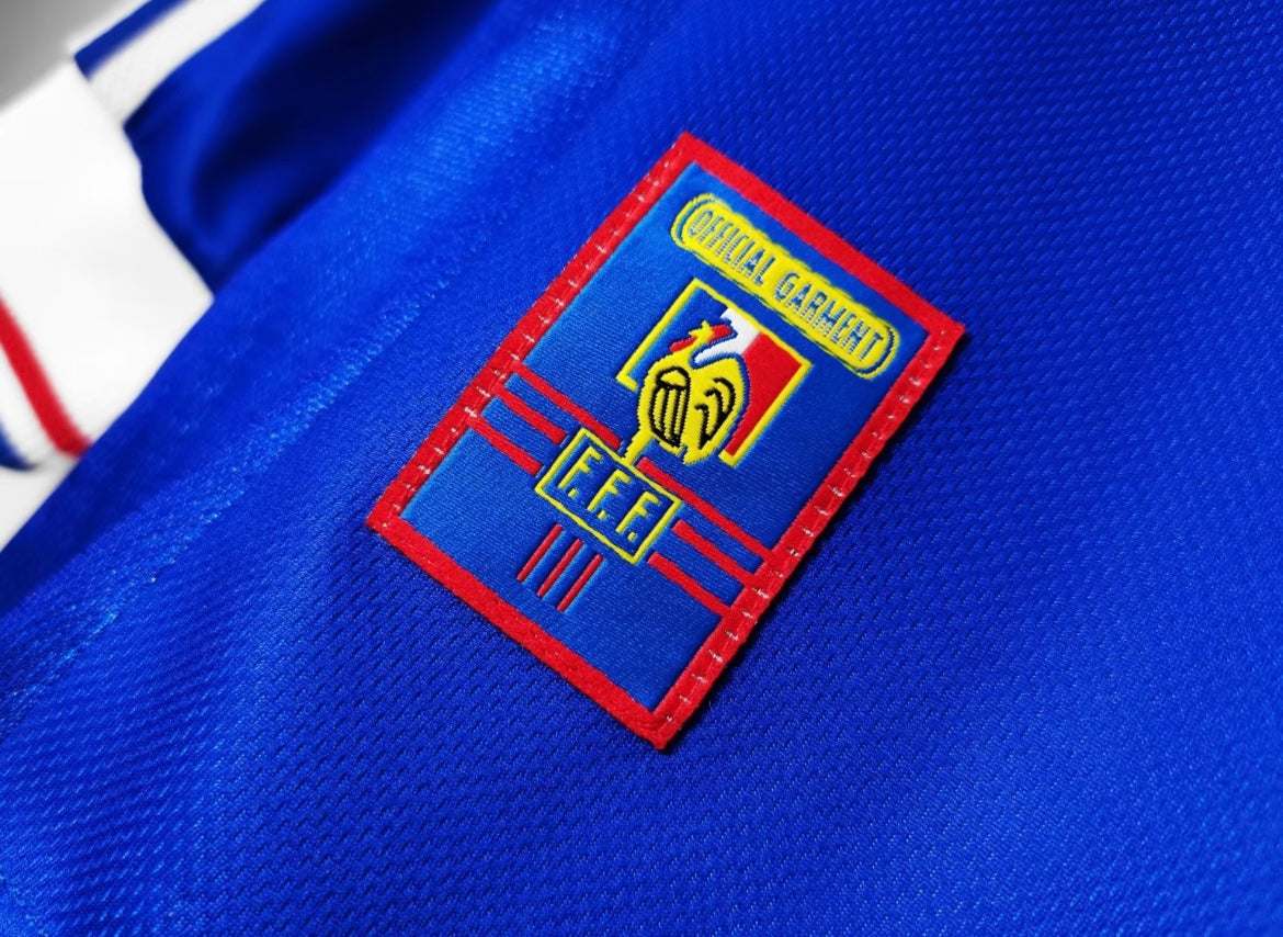 1998 France Home Long Sleeve Jersey