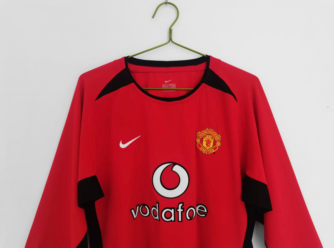 Manchester United 2003/04 Home Long Sleeve Jersey