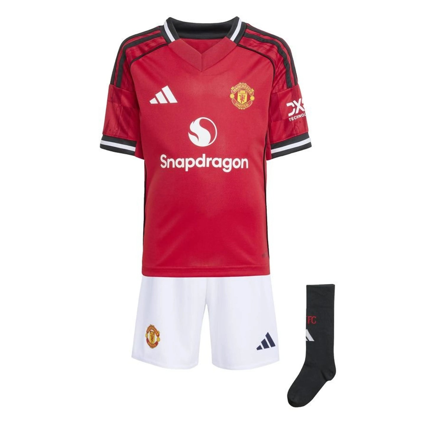 Children's Man Utd 2025/26 Home Mini-Kit Jersey, Polyester