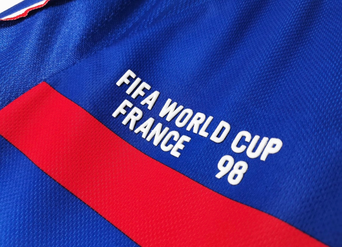 1998 France Home Long Sleeve Jersey