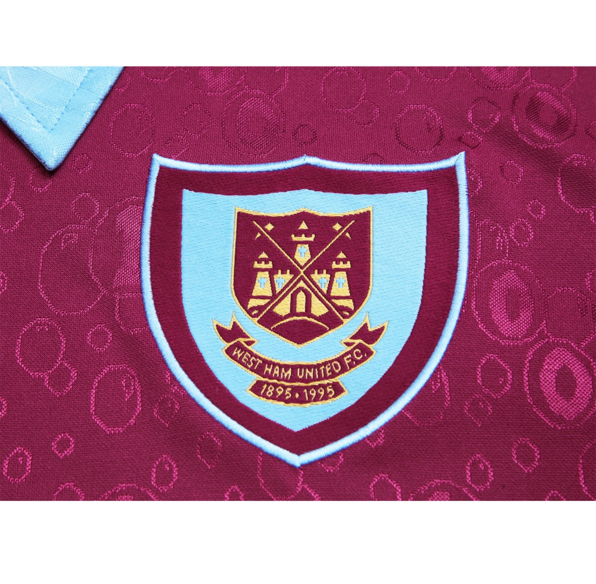 West Ham 1995/96 Retro Home Soccer Jersey