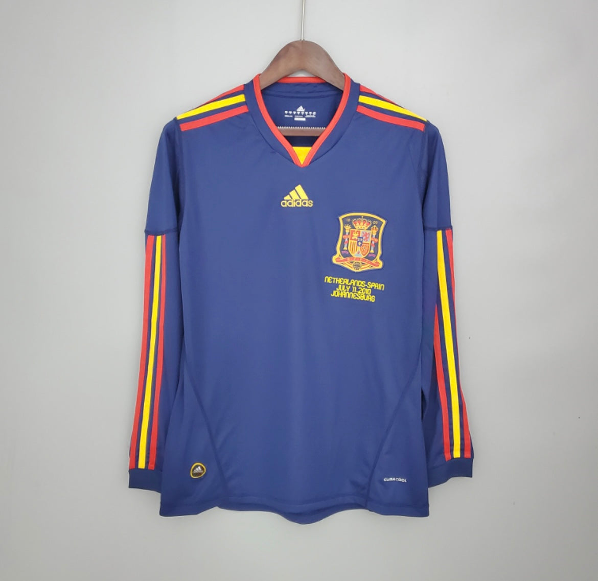 Spain Soccer Long Sleeve Shirt 2010 Edition