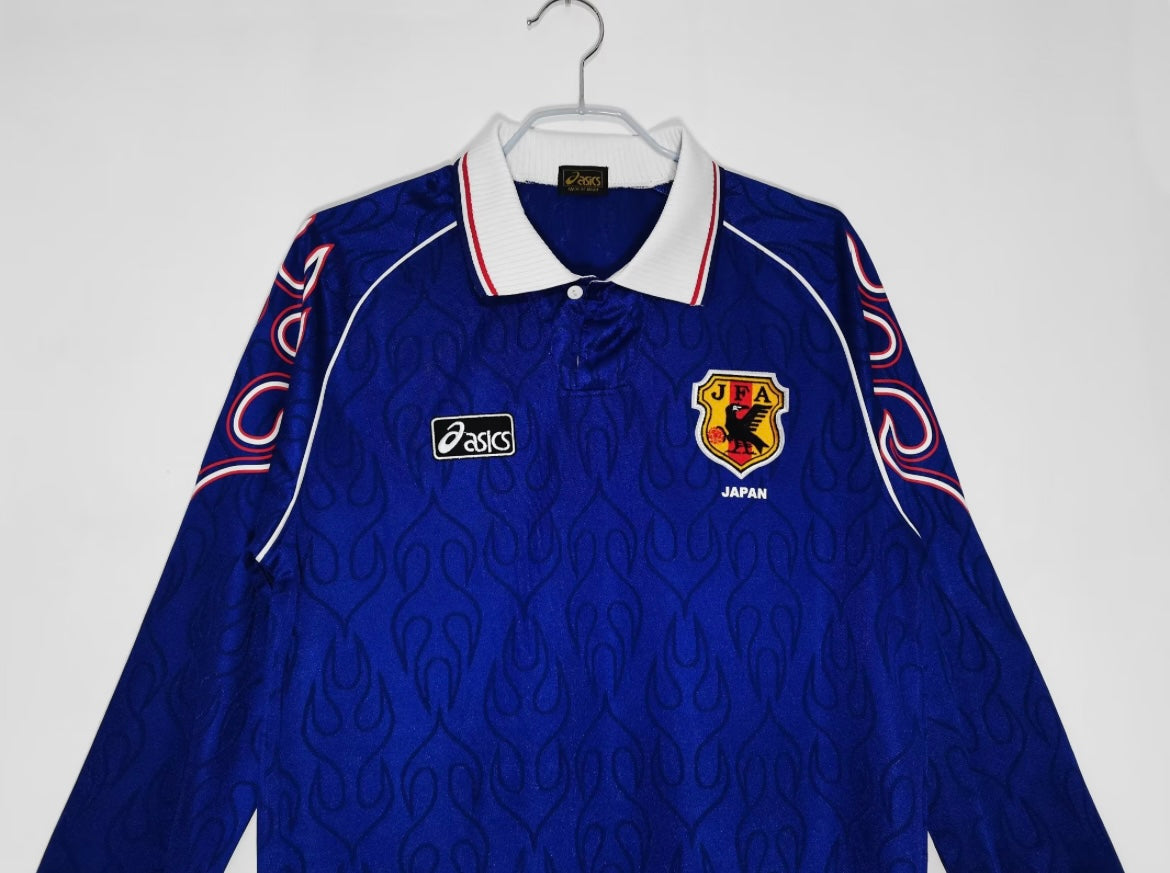 1998 Japan Home Soccer Jersey Long Sleeve