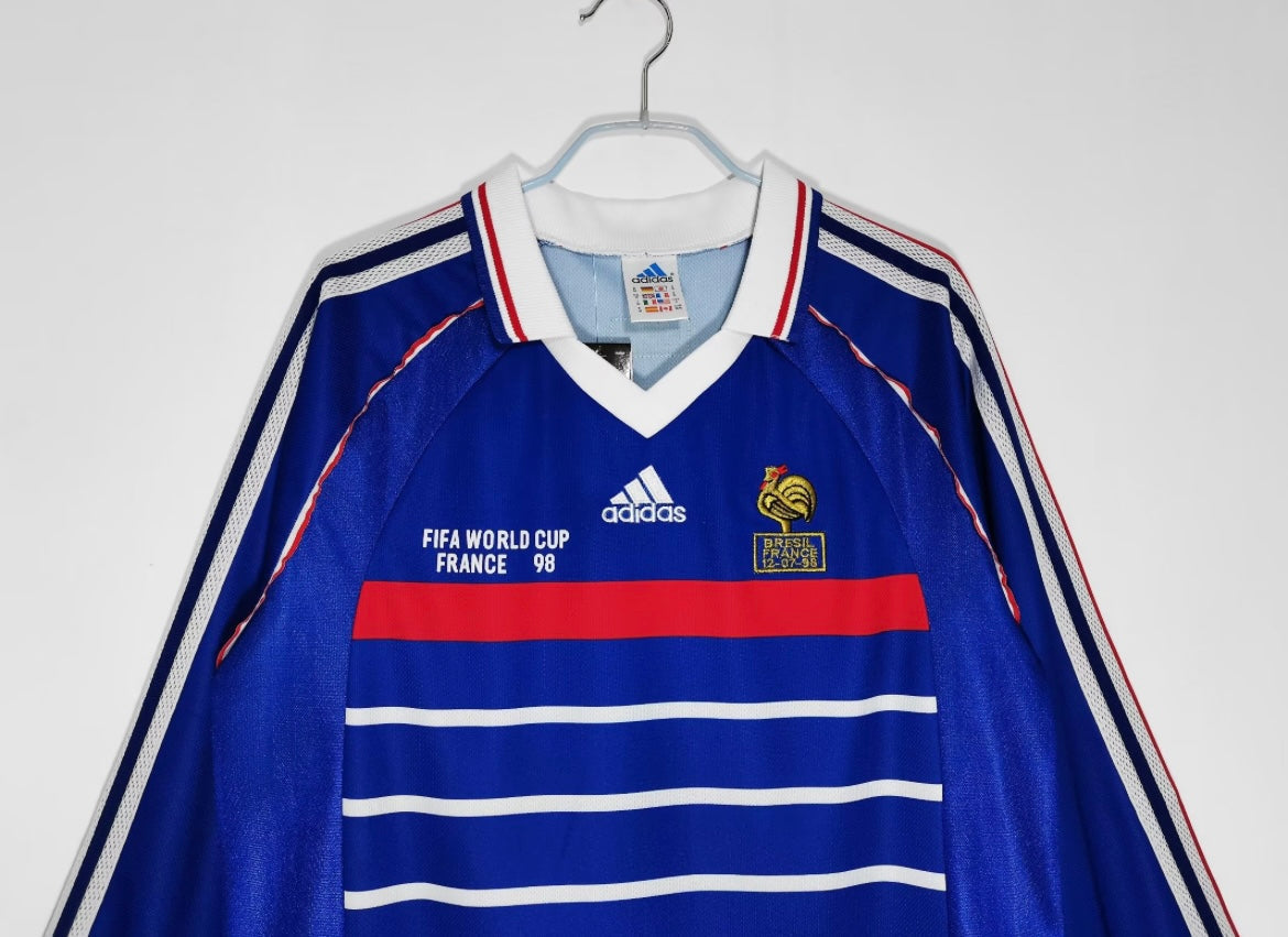 1998 France Home Long Sleeve Jersey