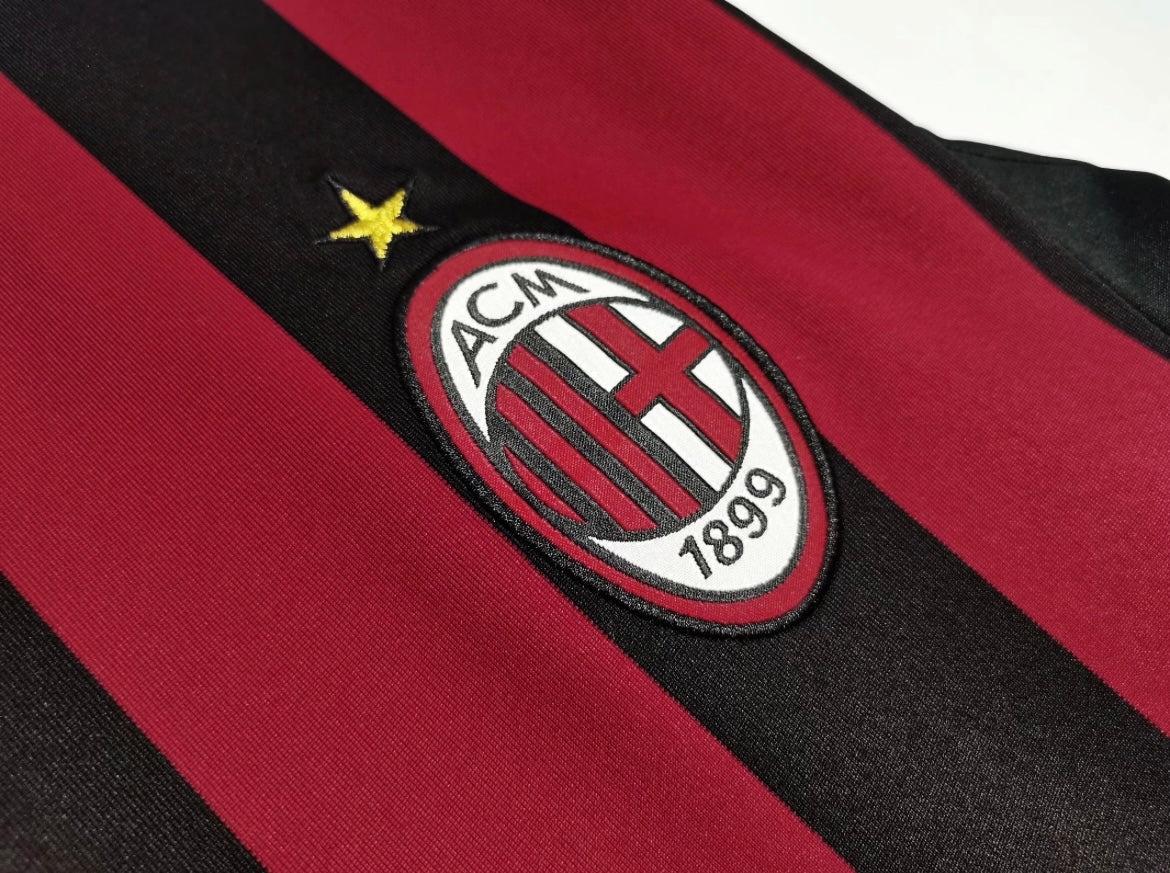 AC Milan 2009/10 Home Jersey - Long Sleeve