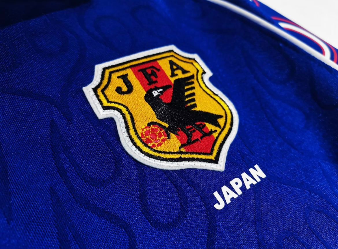 1998 Japan Home Soccer Jersey Long Sleeve