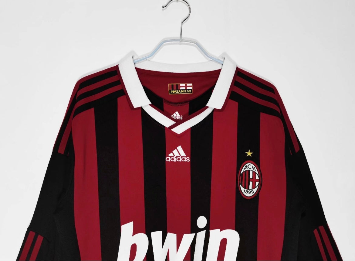 AC Milan 2009/10 Home Jersey - Long Sleeve