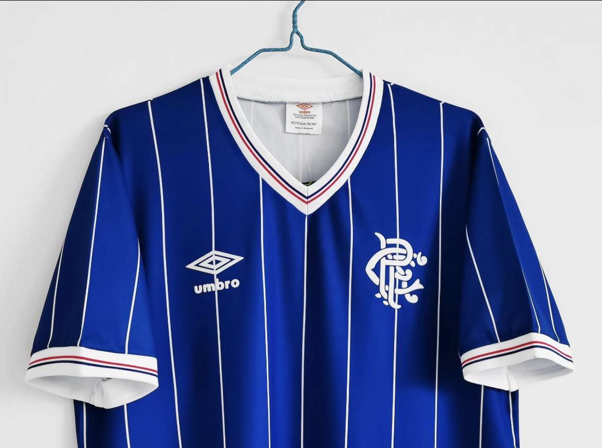 Rangers 1982/83 Retro Home Football Jersey