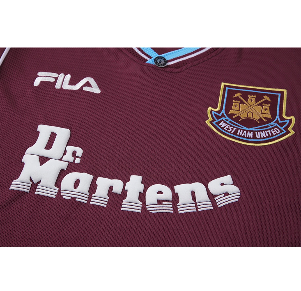 West Ham 1999/2000 Home Soccer Jersey Replica