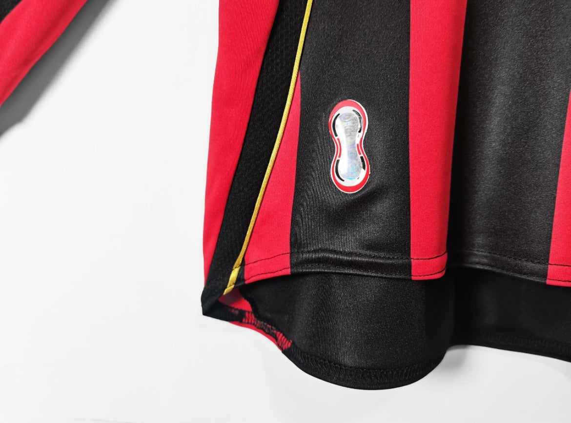 AC Milan Home Jersey 2006/07 Long Sleeve