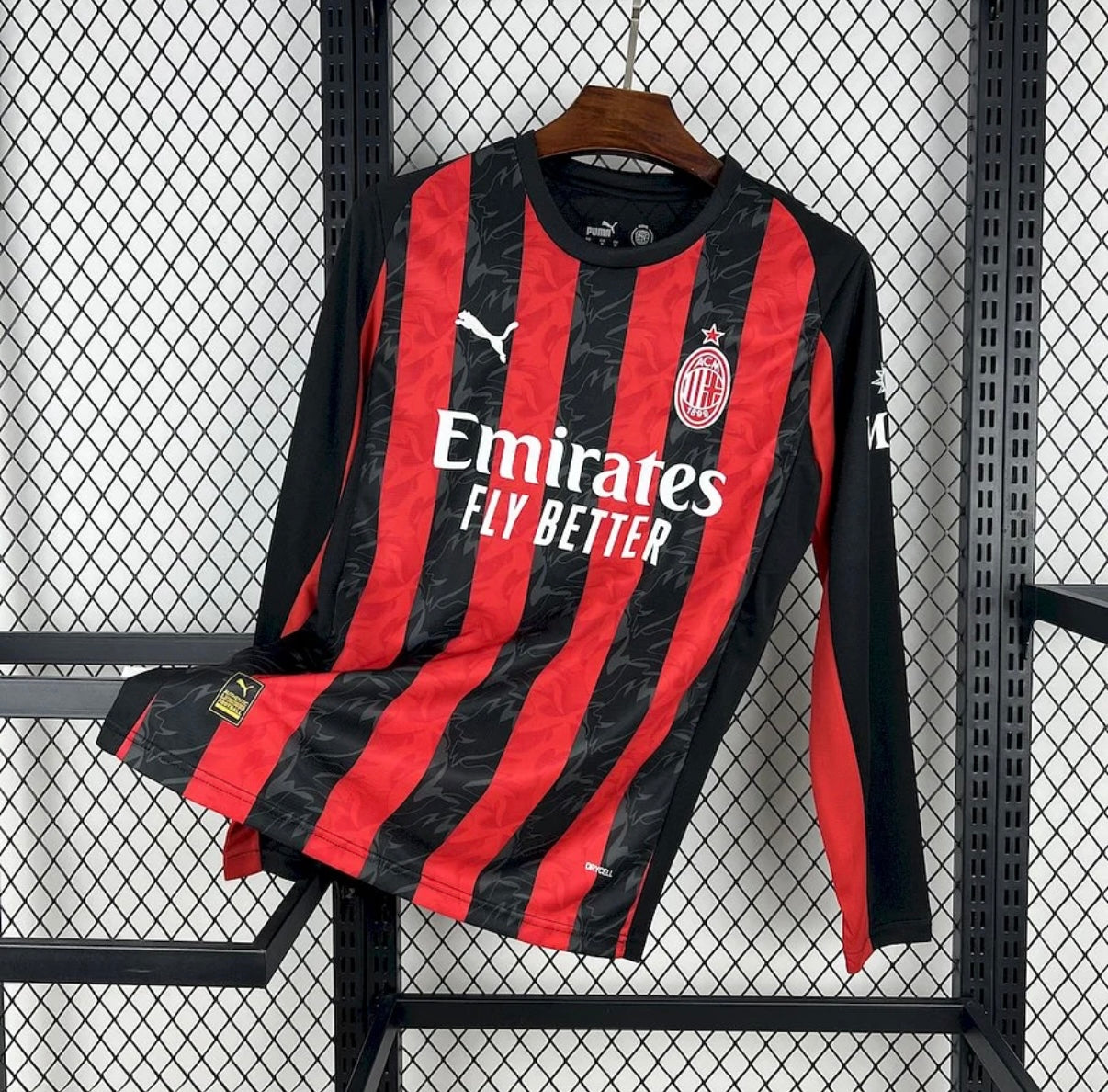 AC Milan Home Long Sleeve Jersey 2025/26