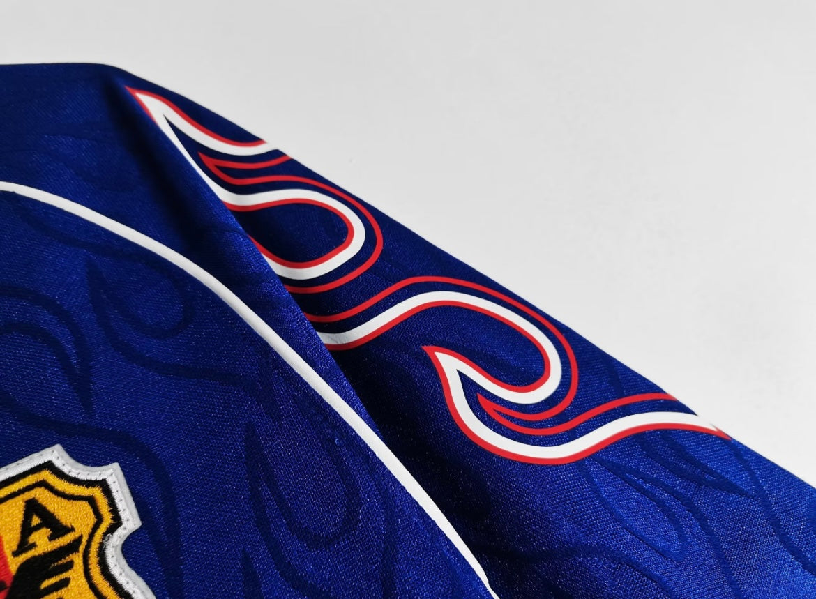 1998 Japan Home Soccer Jersey Long Sleeve