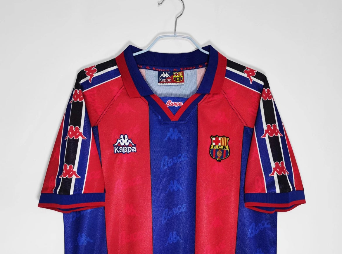 Barcelona 1996/97 Home Soccer Jersey Heritage Edition