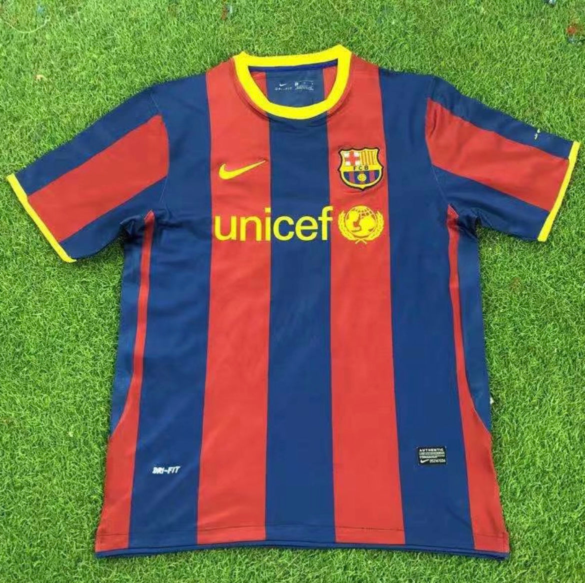 Barcelona Home Jersey 2010/11 Authentic Design