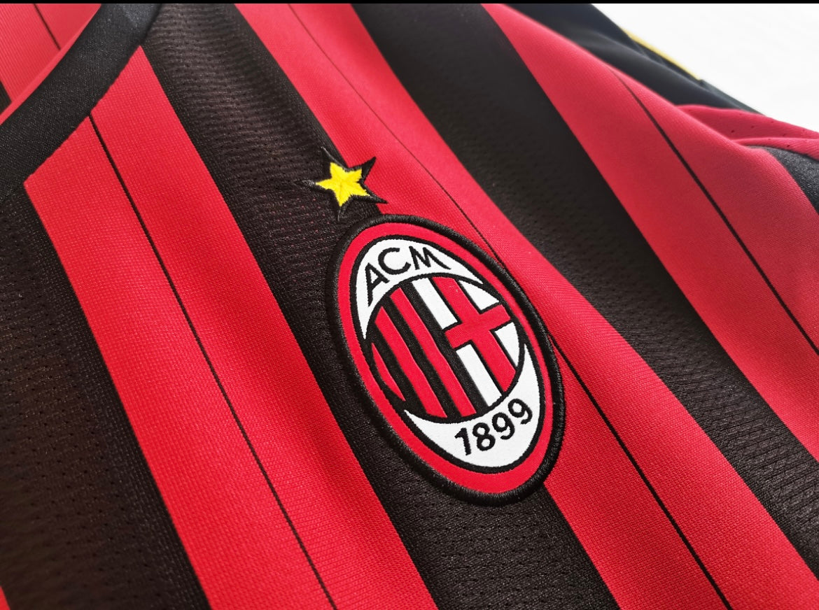 AC Milan 2013/14 Home Long Sleeve Jersey