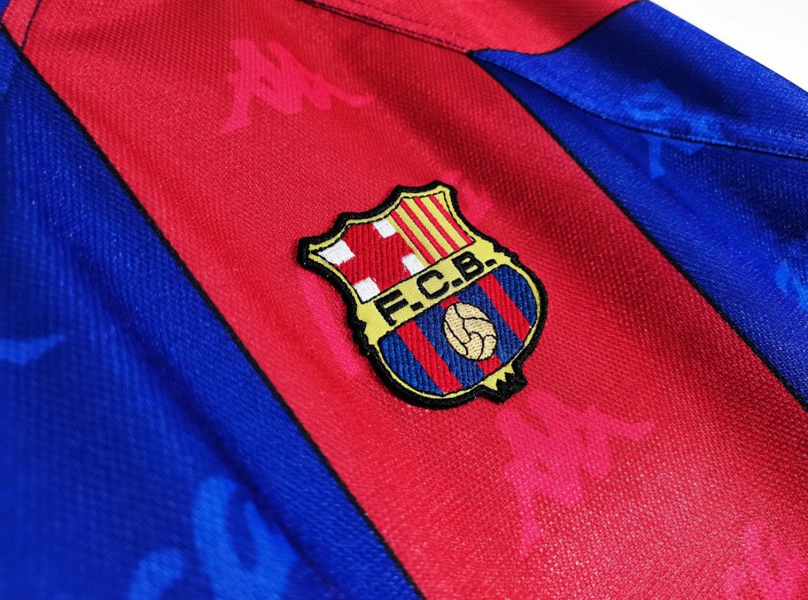 Barcelona 1996/97 Home Soccer Jersey Heritage Edition