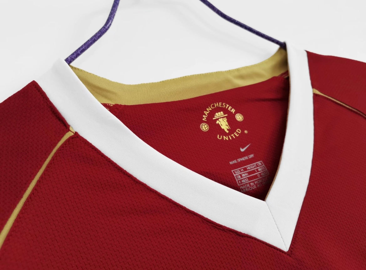 2006/07 Manchester United Home Long Sleeve Jersey