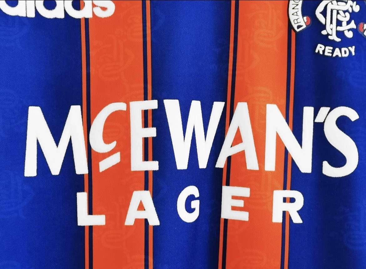 Rangers 1993/94 Third Football Jersey Retro