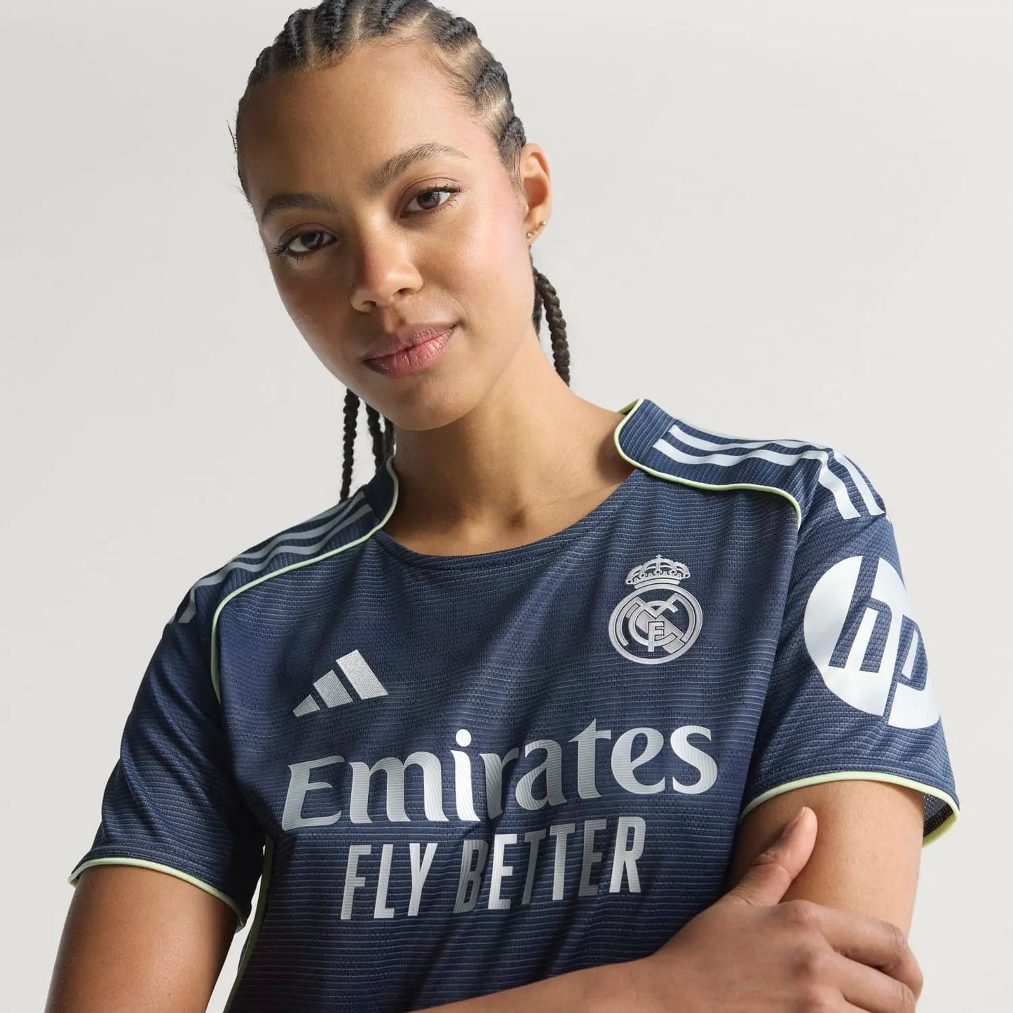 Women's Away Authentic Jersey 25/26 - Moiré Silver Print