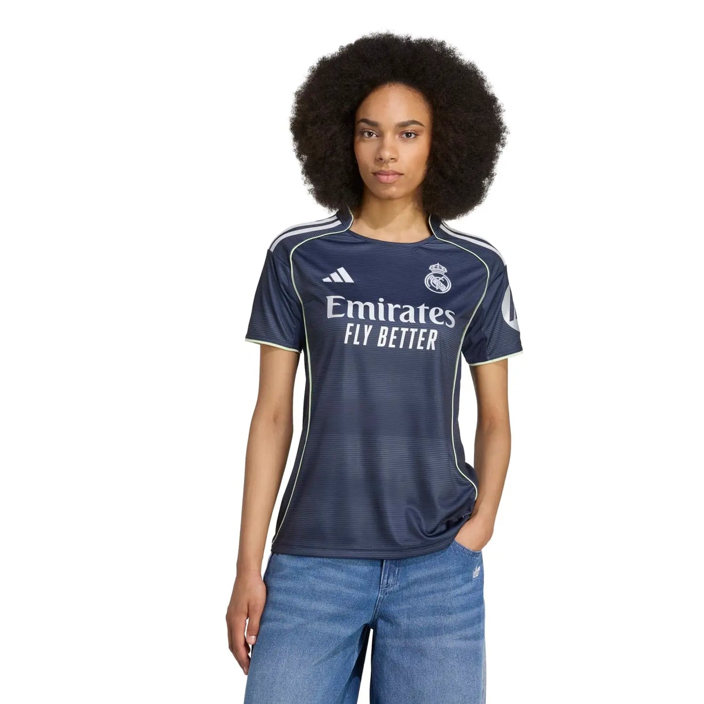 Women's Away Jersey 25/26 Navy AEROREADY