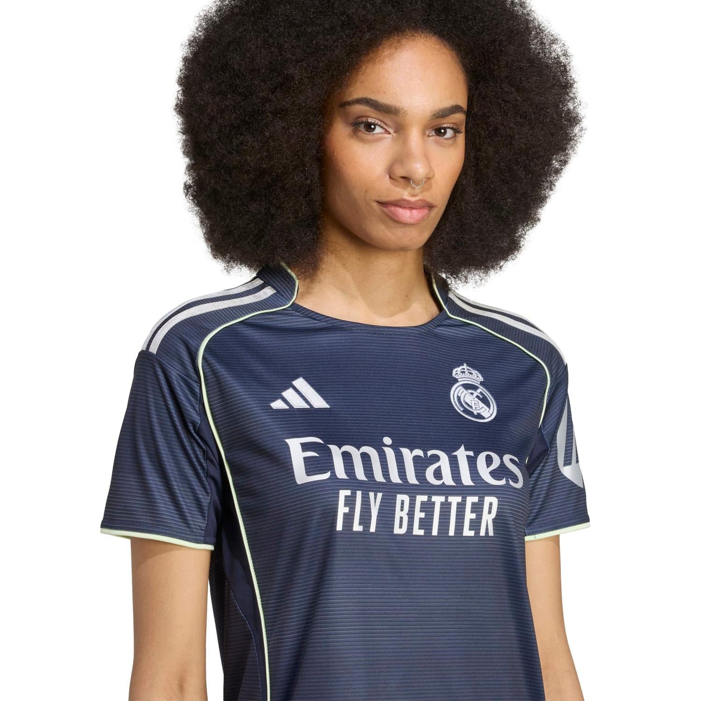 Women's Away Jersey 25/26 Navy AEROREADY