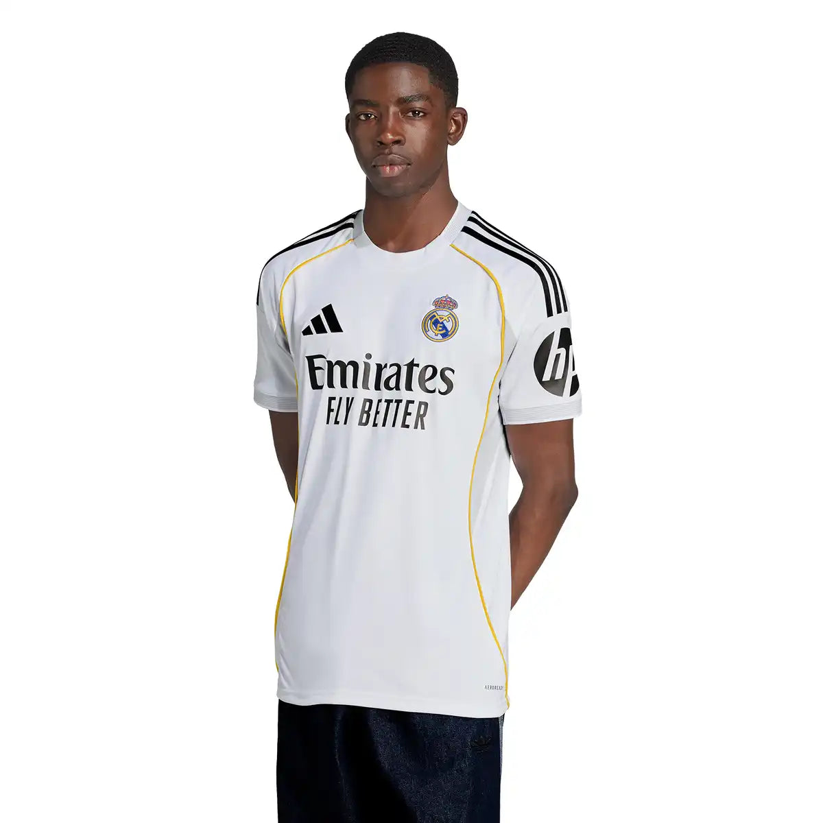 Adidas Real Madrid 25/26 Home Jersey with AEROREADY