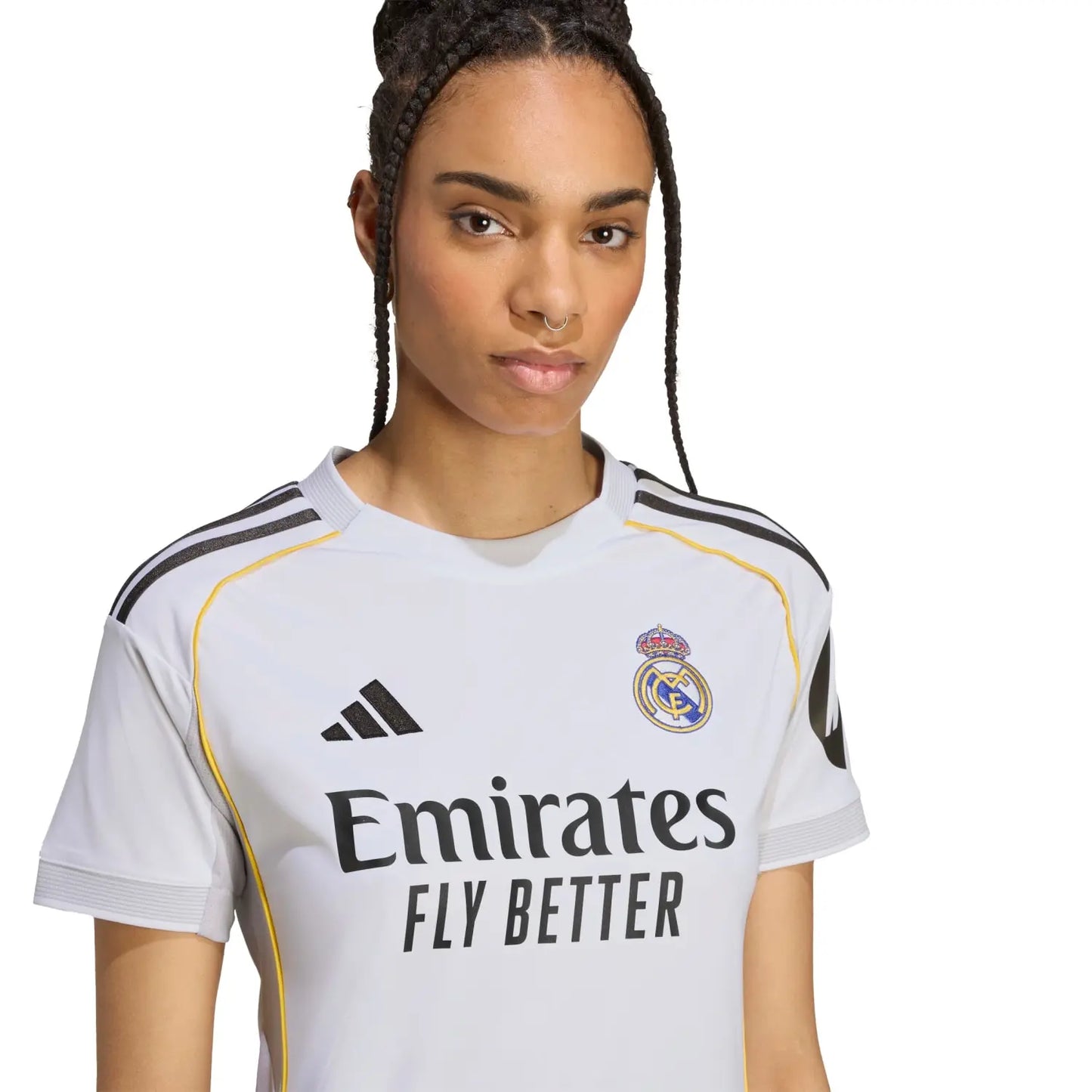 Adidas Real Madrid Home Jersey 25/26 with AEROREADY