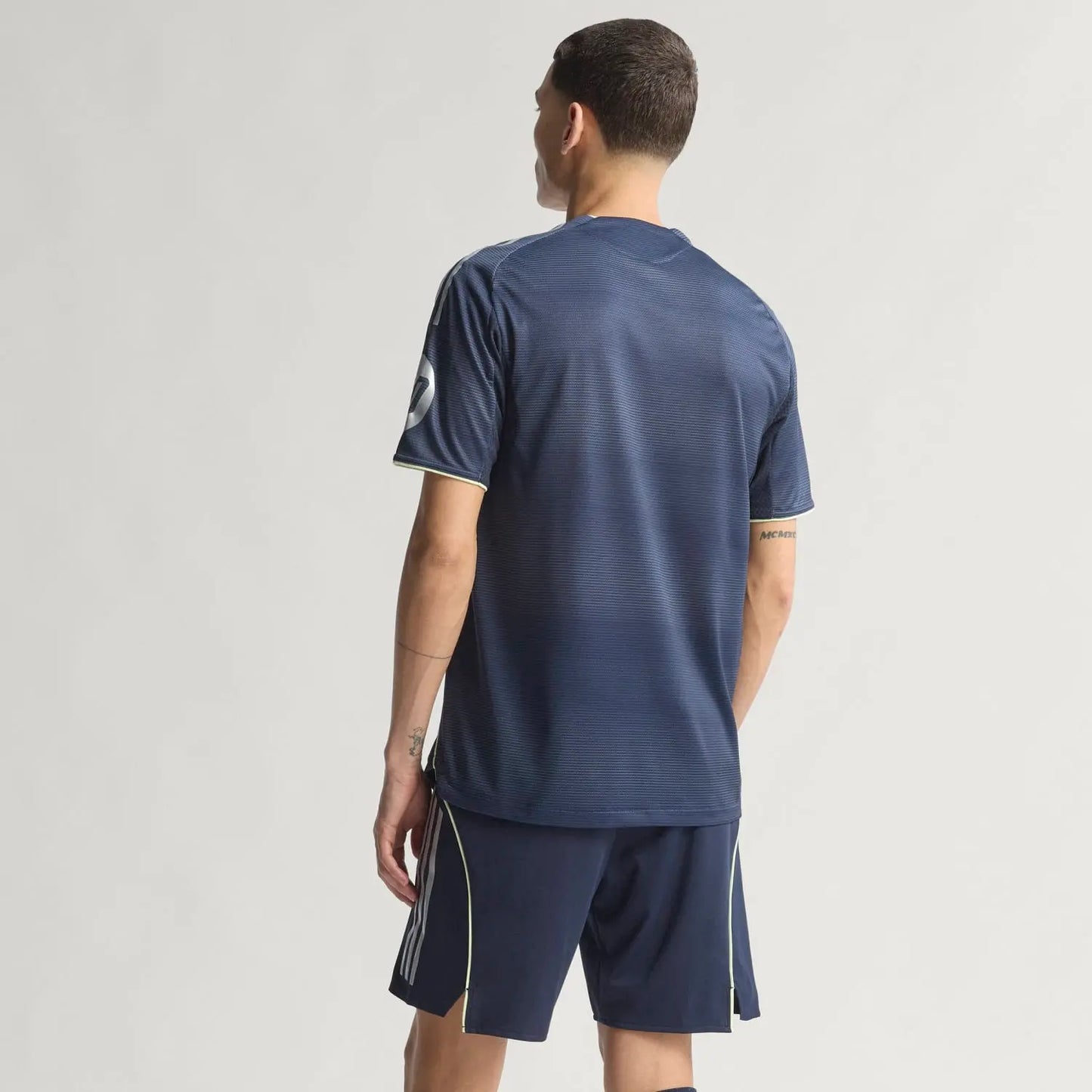 Adidas Men's Moiré Effect Jersey 25/26 Navy